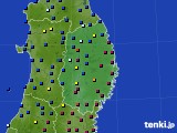 岩手県のアメダス実況(日照時間)(2023年02月16日)