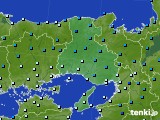 兵庫県のアメダス実況(気温)(2023年02月16日)