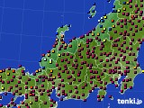 北陸地方のアメダス実況(日照時間)(2023年02月17日)