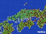 中国地方のアメダス実況(日照時間)(2023年02月17日)