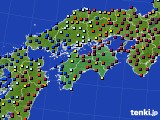 2023年02月17日の四国地方のアメダス(日照時間)