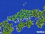 中国地方のアメダス実況(日照時間)(2023年02月18日)
