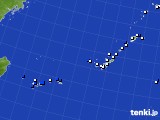 沖縄地方のアメダス実況(風向・風速)(2023年02月18日)