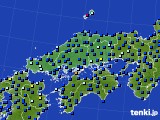 中国地方のアメダス実況(日照時間)(2023年02月19日)