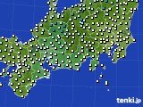 2023年02月19日の東海地方のアメダス(気温)