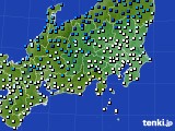 関東・甲信地方のアメダス実況(気温)(2023年02月20日)
