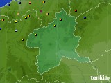 群馬県のアメダス実況(積雪深)(2023年02月21日)