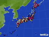 アメダス実況(日照時間)(2023年02月21日)