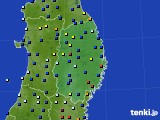岩手県のアメダス実況(日照時間)(2023年02月21日)