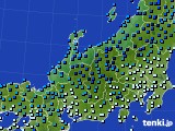 北陸地方のアメダス実況(気温)(2023年02月21日)
