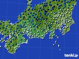 2023年02月21日の東海地方のアメダス(気温)