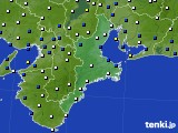 三重県のアメダス実況(風向・風速)(2023年02月21日)