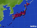 アメダス実況(日照時間)(2023年02月22日)