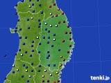岩手県のアメダス実況(日照時間)(2023年02月22日)