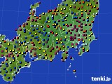関東・甲信地方のアメダス実況(日照時間)(2023年02月23日)
