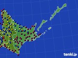2023年02月24日の道東のアメダス(日照時間)