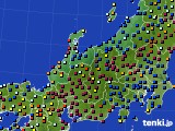 北陸地方のアメダス実況(日照時間)(2023年02月25日)