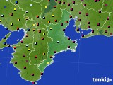 2023年02月25日の三重県のアメダス(日照時間)