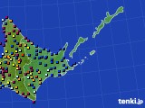 2023年02月25日の道東のアメダス(日照時間)