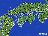 四国地方のアメダス実況(気温)(2023年02月25日)
