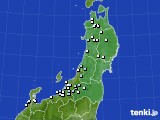 東北地方のアメダス実況(降水量)(2023年02月26日)