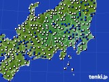関東・甲信地方のアメダス実況(風向・風速)(2023年02月26日)