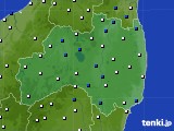2023年02月27日の福島県のアメダス(風向・風速)