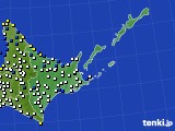 2023年02月27日の道東のアメダス(風向・風速)