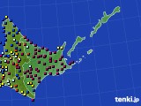2023年02月28日の道東のアメダス(日照時間)