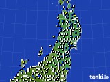 東北地方のアメダス実況(風向・風速)(2023年02月28日)