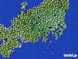 関東・甲信地方のアメダス実況(風向・風速)(2023年02月28日)