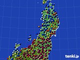 2023年03月01日の東北地方のアメダス(日照時間)