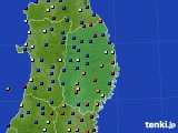 岩手県のアメダス実況(日照時間)(2023年03月01日)