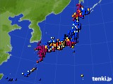 2023年03月02日のアメダス(日照時間)