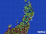 2023年03月03日の東北地方のアメダス(日照時間)