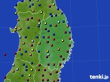 岩手県のアメダス実況(日照時間)(2023年03月04日)