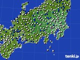 関東・甲信地方のアメダス実況(風向・風速)(2023年03月04日)