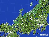 北陸地方のアメダス実況(風向・風速)(2023年03月04日)