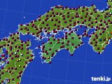 四国地方のアメダス実況(日照時間)(2023年03月05日)