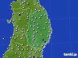 岩手県のアメダス実況(風向・風速)(2023年03月05日)