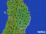 岩手県のアメダス実況(日照時間)(2023年03月07日)