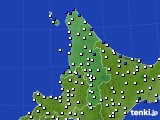 道北のアメダス実況(風向・風速)(2023年03月07日)