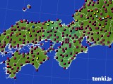 近畿地方のアメダス実況(日照時間)(2023年03月08日)