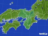 2023年03月09日の近畿地方のアメダス(積雪深)