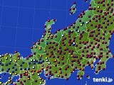 北陸地方のアメダス実況(日照時間)(2023年03月09日)