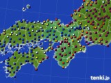 近畿地方のアメダス実況(日照時間)(2023年03月09日)