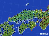 2023年03月09日の中国地方のアメダス(日照時間)