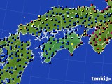 四国地方のアメダス実況(日照時間)(2023年03月09日)