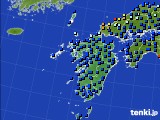 九州地方のアメダス実況(日照時間)(2023年03月09日)