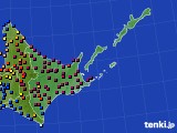 道東のアメダス実況(日照時間)(2023年03月09日)